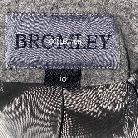 Vintage Bromley Collection Wool Blend Jacket With Shoulder Pads - Picture 6 of 9